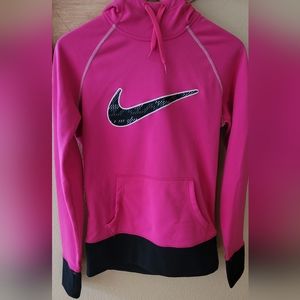 Pink Nike Therma Hoodie Size Small